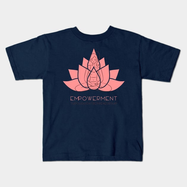 Empowerment Through Entrepreneurship Kids T-Shirt by Andrea Rose